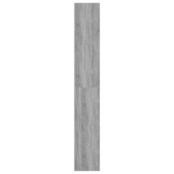 vidaXL bogreol/rumdeler 60x30x198 cm grå sonoma-eg