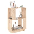 Miniatyrbillede 4 af 9: vidaXL bogreol/rumdeler 51x25x70 cm massivt fyrretræ
