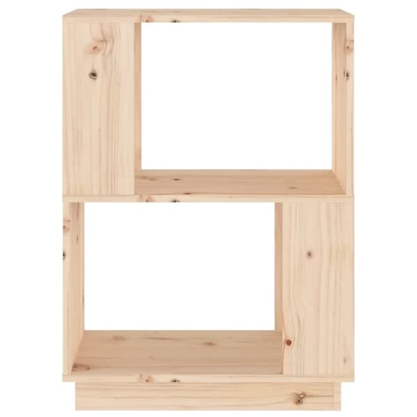 vidaXL bogreol/rumdeler 51x25x70 cm massivt fyrretræ