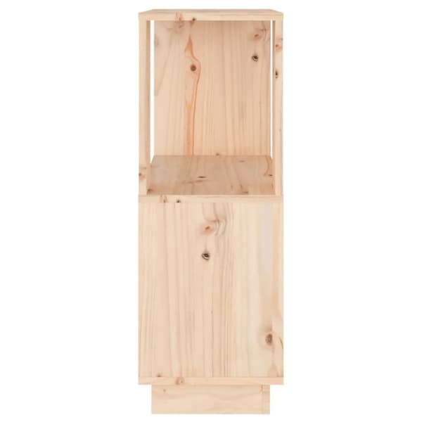 vidaXL bogreol/rumdeler 51x25x70 cm massivt fyrretræ