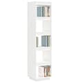 Miniatyrbillede 4 af 11: vidaXL bogreol/rumdeler 40x35x167 cm massivt fyrretræ hvid