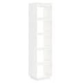 Miniatyrbillede 1 af 11: vidaXL bogreol/rumdeler 40x35x167 cm massivt fyrretræ hvid