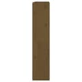 Miniatyrbild 6 av 11: vidaXL Bokhylla/rumsavdelare honungsbrun 80x30x135,5 cm furu