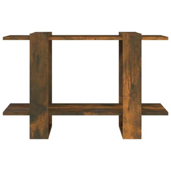 vidaXL bogreol/rumdeler 80x30x51 cm røget egetræsfarve