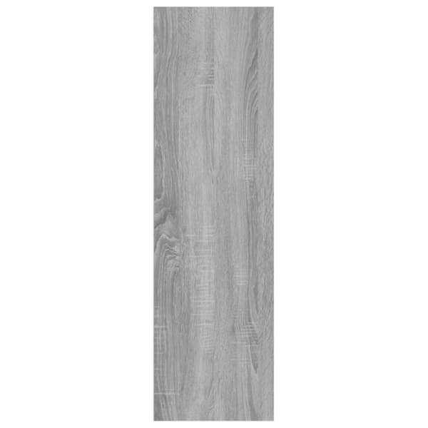 vidaXL Bokhylla/rumsavdelare grå sonoma 100x30x103 cm