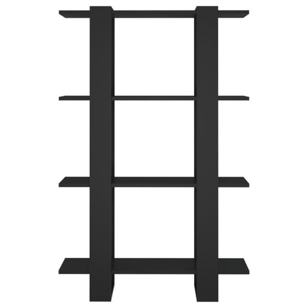 vidaXL bogreol/rumdeler 80x30x123,5 cm sort