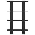 Miniatyrbillede 5 af 10: vidaXL bogreol/rumdeler 80x30x123,5 cm sort