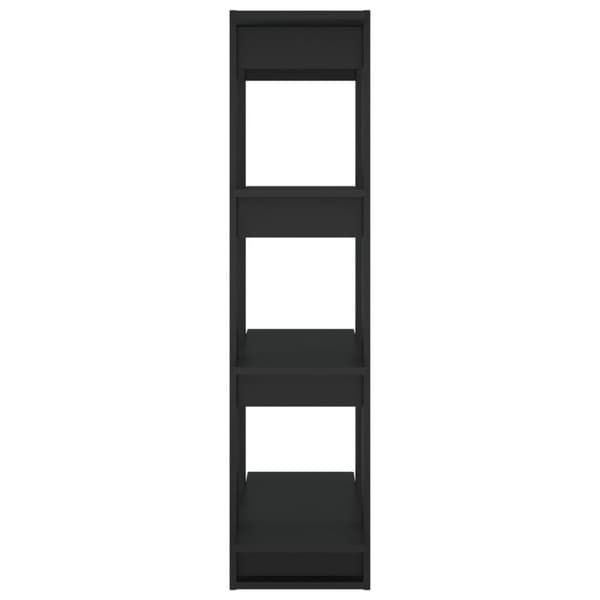 vidaXL bogreol/rumdeler 80x30x123,5 cm sort