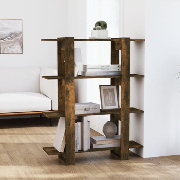 vidaXL bogreol/rumdeler 100x30x123,5 cm sonoma-eg