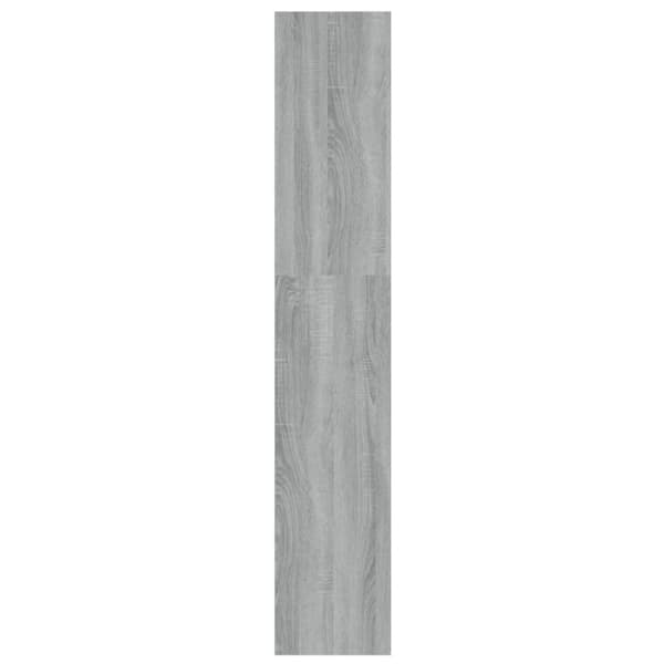 vidaXL bogreol/rumdeler 100x30x166 cm grå sonoma-eg
