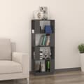 Miniatyrbillede 3 af 11: vidaXL bogreol/rumdeler 51x25x132 cm massivt fyrretræ grå