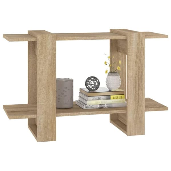 vidaXL bogreol/rumdeler 80x30x51 cm sonoma-eg
