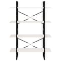 Miniatyrbillede 5 af 11: vidaXL bogreol med 4 hylder 100x30x140 cm massivt fyrretræ hvid