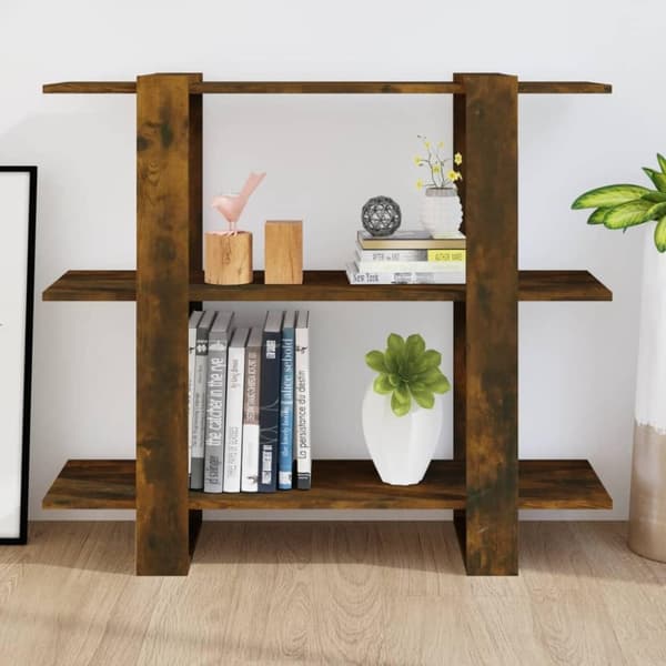 vidaXL bogreol/rumdeler 100x30x87 cm sonoma-eg