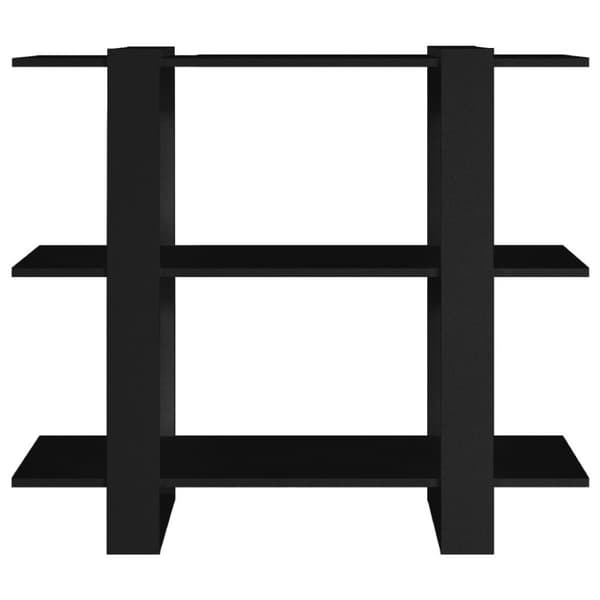 vidaXL bogreol/rumdeler 100x30x87 cm sort