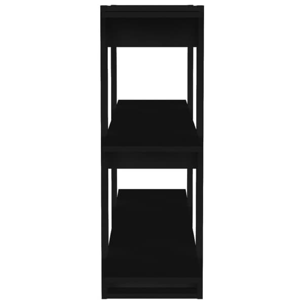 vidaXL bogreol/rumdeler 100x30x87 cm sort