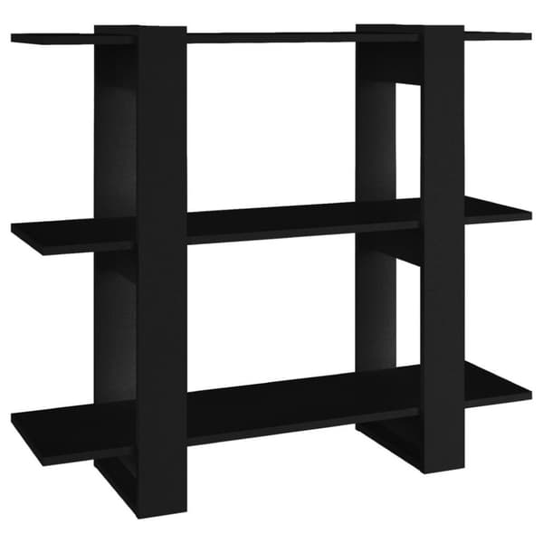 vidaXL bogreol/rumdeler 100x30x87 cm sort