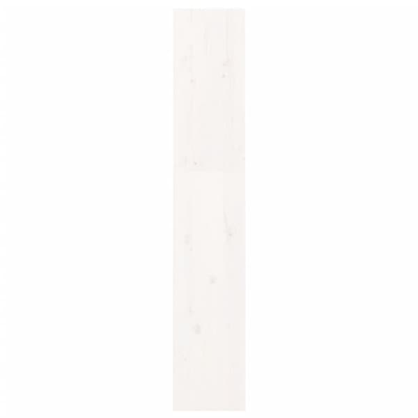 vidaXL bogreol/rumdeler 60x30x167,5 massivt fyrretræ hvid