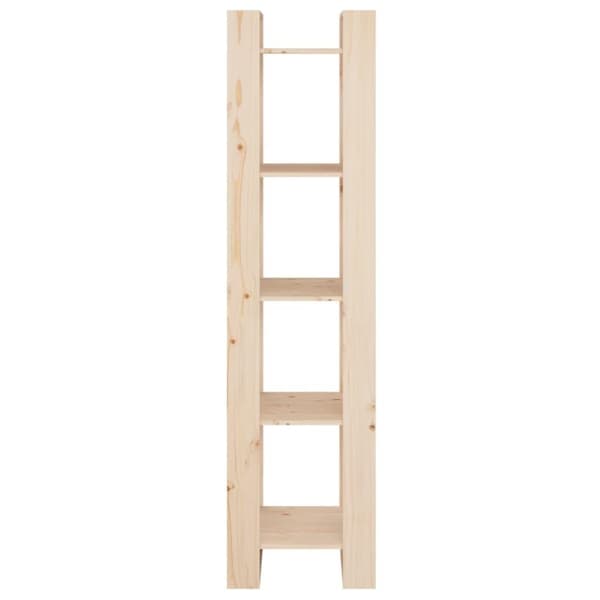 vidaXL bogreol/rumdeler 41x35x160 cm massivt fyrretræ
