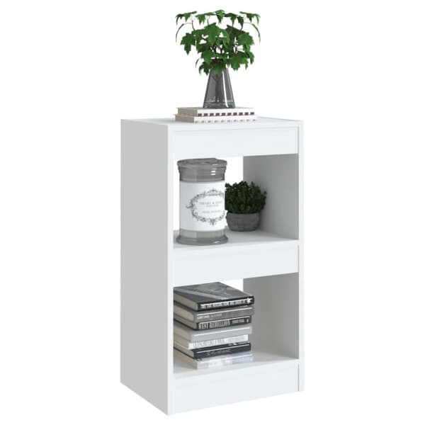vidaXL bogreol/rumdeler 40x30x72 cm hvid