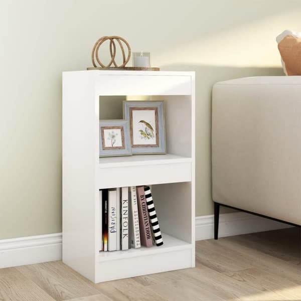 vidaXL bogreol/rumdeler 40x30x72 cm hvid