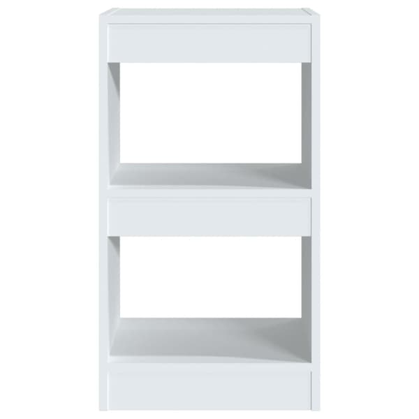 vidaXL bogreol/rumdeler 40x30x72 cm hvid