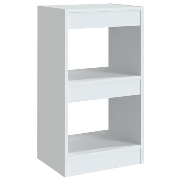 vidaXL bogreol/rumdeler 40x30x72 cm hvid