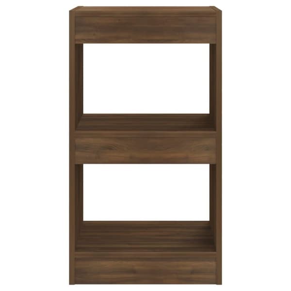 vidaXL bogreol/rumdeler 40x30x72 cm brun egetræ