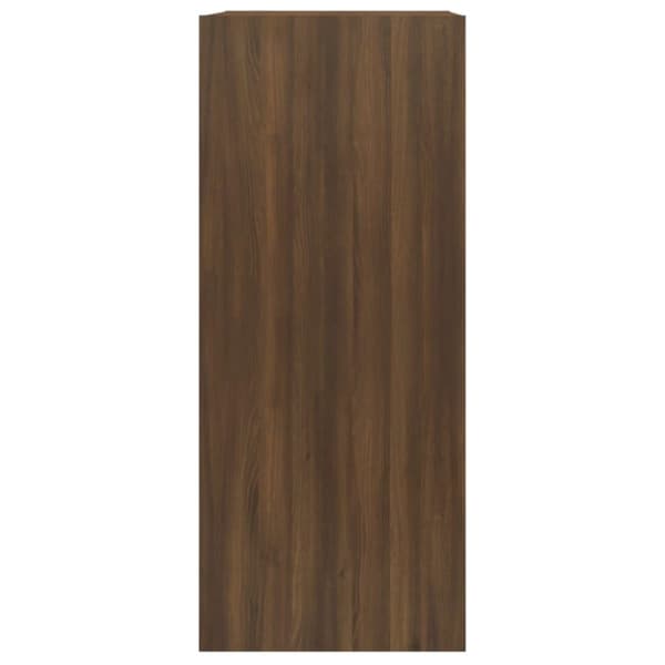 vidaXL bogreol/rumdeler 40x30x72 cm brun egetræ