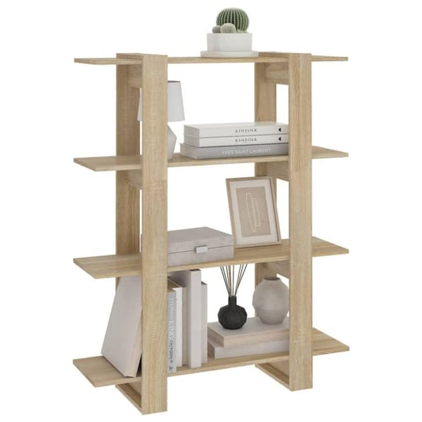 vidaXL bogreol/rumdeler 100x30x123,5 cm sonoma-eg