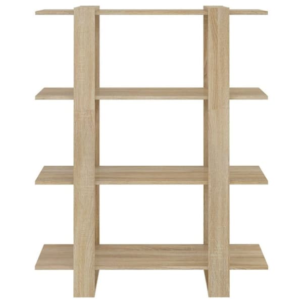 vidaXL bogreol/rumdeler 100x30x123,5 cm sonoma-eg