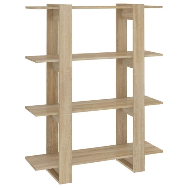 vidaXL bogreol/rumdeler 100x30x123,5 cm sonoma-eg