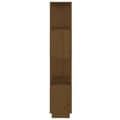Miniatyrbilde 6 av 11: vidaXL Bokhylle/romdeler honningbrun 51x25x132 cm heltre furu