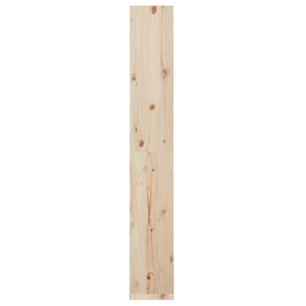 vidaXL Bokhylle/romdeler 60x30x199,5 cm heltre furu