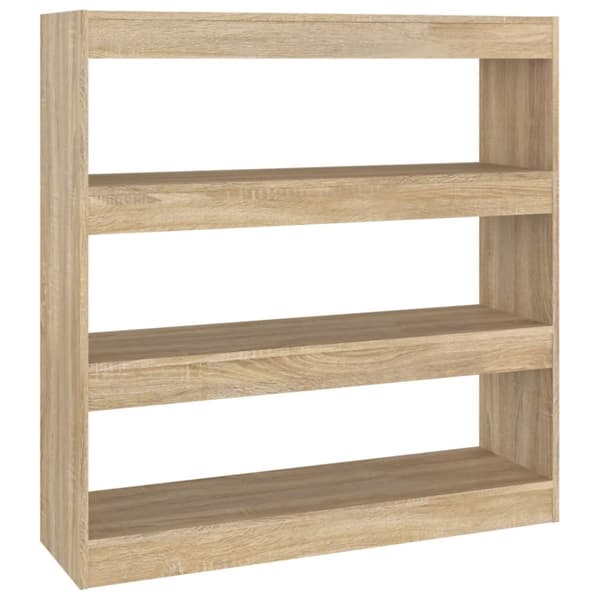 vidaXL bogreol/rumdeler 100x30x103 cm sonoma-eg