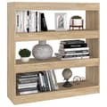 Miniatyrbild 5 av 8: vidaXL Bokhylla/Rumsavdelare sonoma-ek 100x30x103 cm