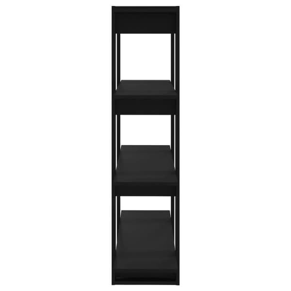 vidaXL bogreol/rumdeler 100x30x123,5 cm sort