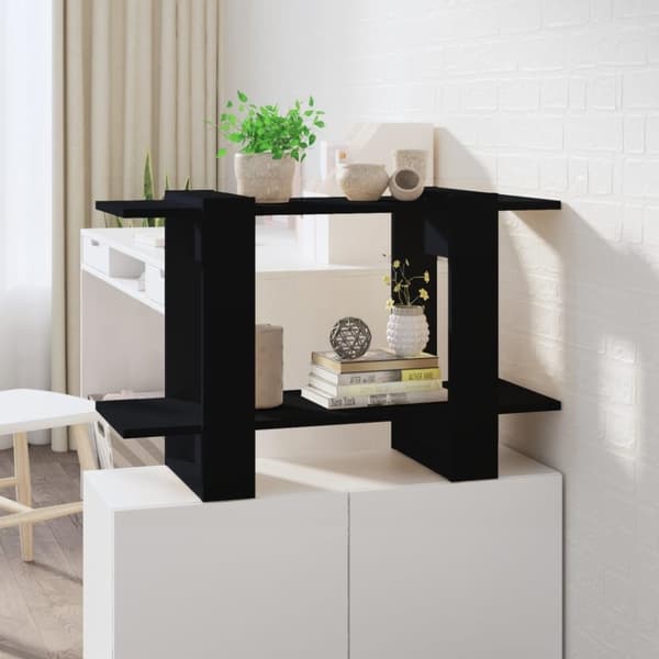vidaXL bogreol/rumdeler 80x30x51 cm sort