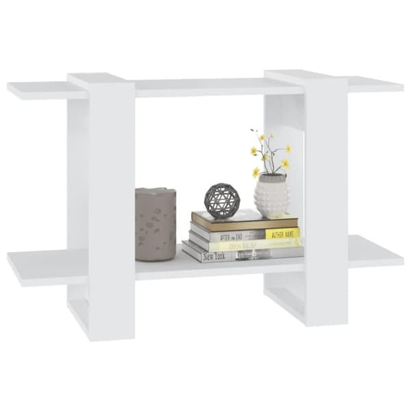 vidaXL bogreol/rumdeler 80x30x51 cm hvid