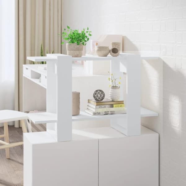 vidaXL bogreol/rumdeler 80x30x51 cm hvid