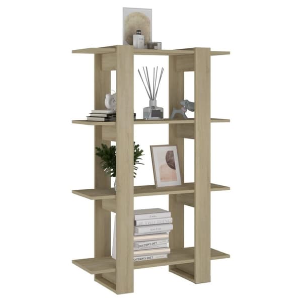 vidaXL bogreol/rumdeler 80x30x123,5 cm sonoma-eg