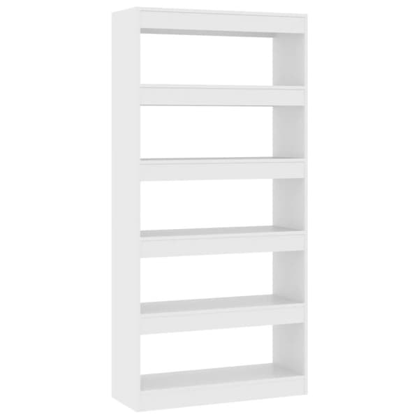vidaXL bogreol/rumdeler 80x30x166 cm spånplade hvid