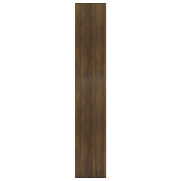 vidaXL bogskab/rumdeler 80x30x166 cm spånplade brun eg