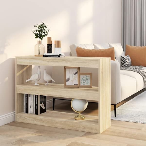 vidaXL bogreol/rumdeler 100x30x72 cm sonoma-eg