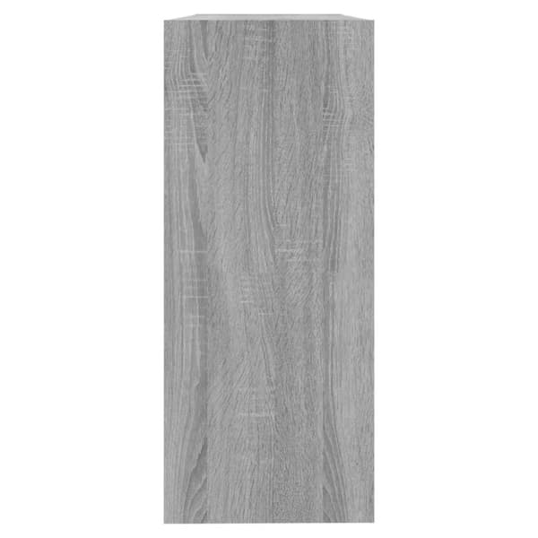 vidaXL Kirjahylly/tilanjakaja harmaa Sonoma 100x30x72 cm