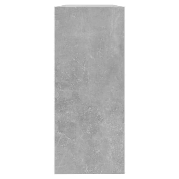 vidaXL Bokhylle/romdeler betonggrå 100x30x72 cm
