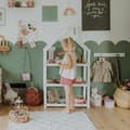 Miniatyrbild 4 av 11: Montessori Öppen Leksakshylla för Barn – Bokhylla & Förvaringshylla i Barnrummet