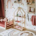 Miniatyrbild 1 av 11: Montessori Öppen Leksakshylla för Barn – Bokhylla & Förvaringshylla i Barnrummet