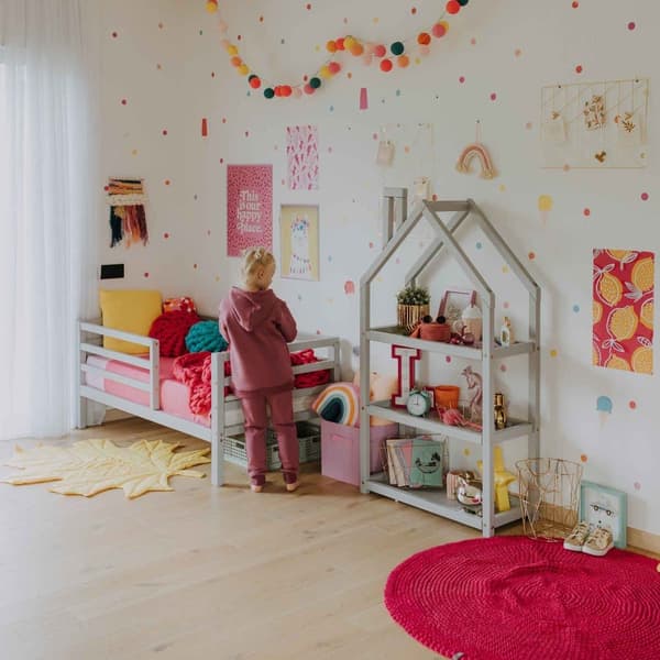 Montessori Öppen Leksakshylla för Barn – Bokhylla & Förvaringshylla i Barnrummet