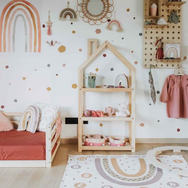Montessori Avoin Leluhylly Lapsille – Lasten Kirjahylly ja Säilytyshylly
